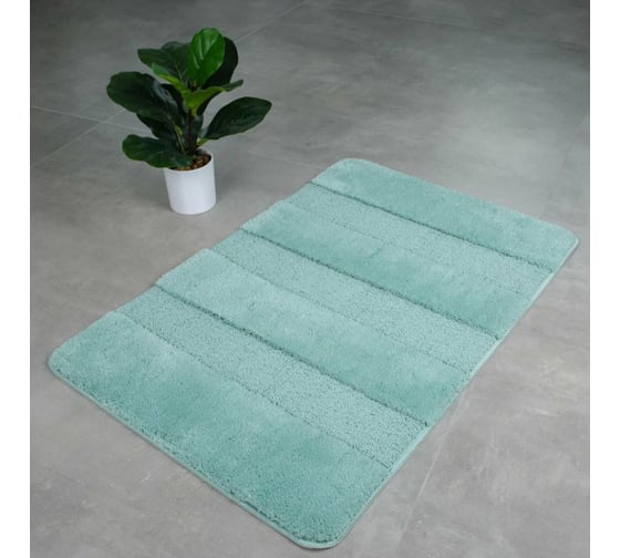 Коврик для ванной комнаты RIDDER Serenity 60x90 см зеленый 7110305