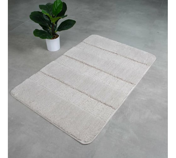 Коврик для ванной комнаты RIDDER Serenity 60x90 см бежевый 7110309