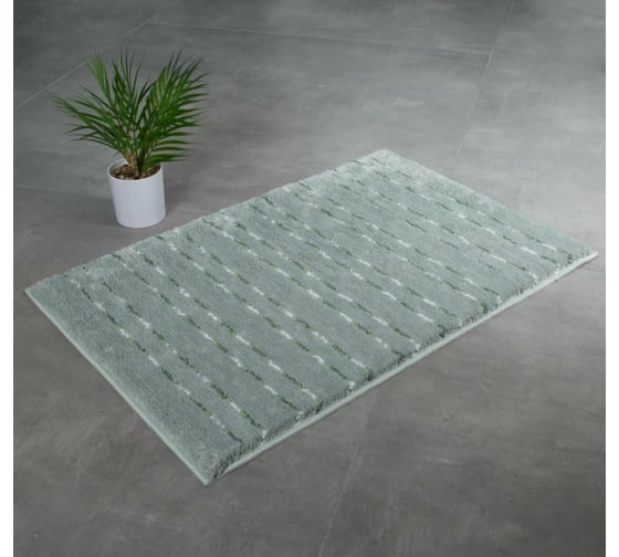 Коврик для ванной комнаты RIDDER Laguna 60x90 см зеленый 7109305
