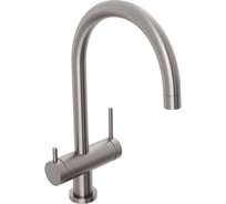 Смеситель для кухни Abelsberg Aera с возможностью подключения фильтра для воды, цвет титан, PVD покрытие AWF70029BN