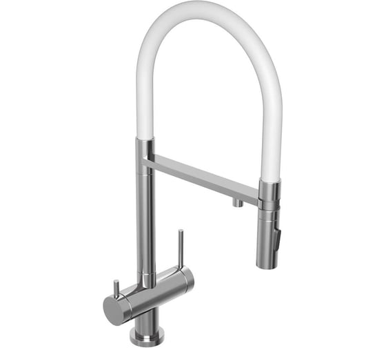 Смеситель для кухни Abelsberg Venta c гибким изливом и возможностью подключения фильтра для воды, цвет глянцевый хром IXF73979CH