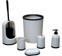 Набор аксессуаров для ванной комнаты RIDDER Plain, белый 2018901
