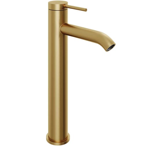 Смеситель для раковины Abelsberg Fluida высокий, королевское золото ERF22003BG