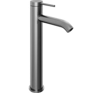 Смеситель для раковины Abelsberg Fluida высокий, космическая сталь ERF22003GM