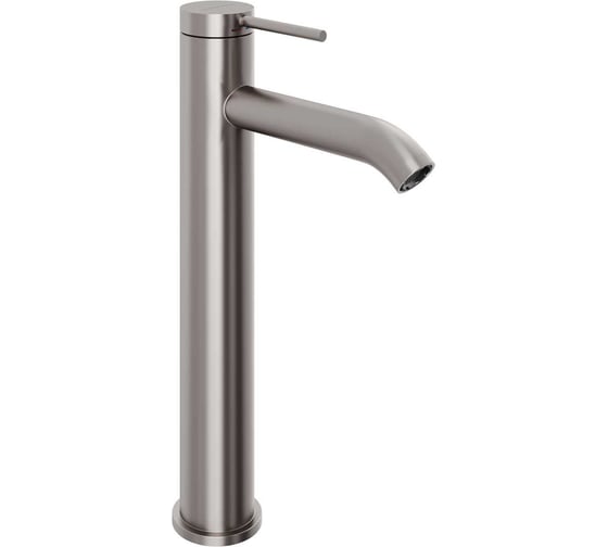 Смеситель для раковины Abelsberg Fluida высокий, титан ERF22003BN