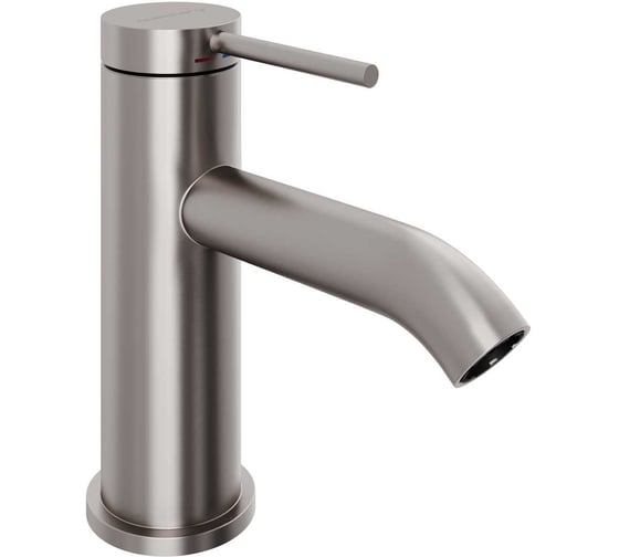 Смеситель для раковины Abelsberg Fluida, титан ERF22001BN