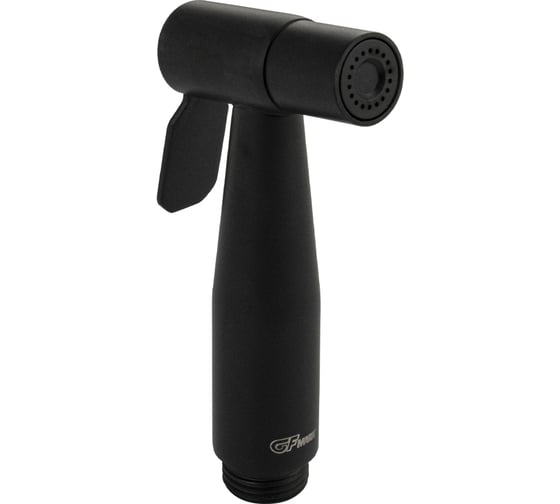 Лейка гигиеническая GFmark из нержавеющей стали, для биде черного цвета 6139