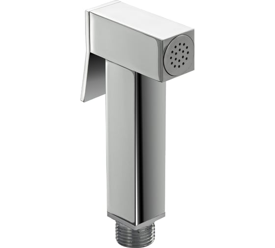 Лейка гигиеническая для биде квадратная GFmark из нержавеющей стали, в блистере, хром 6135