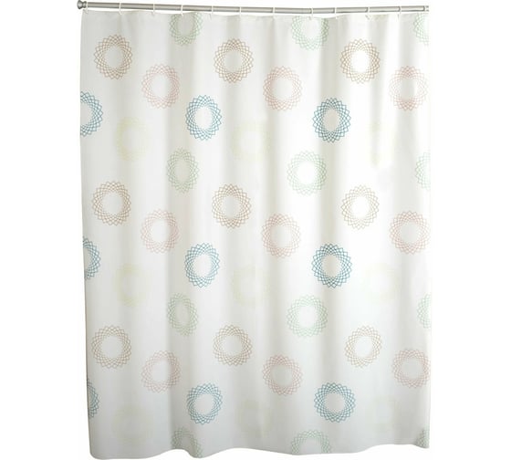 Штора для ванной комнаты RIDDER Spiro 180x200 см, мультиколор 3125300