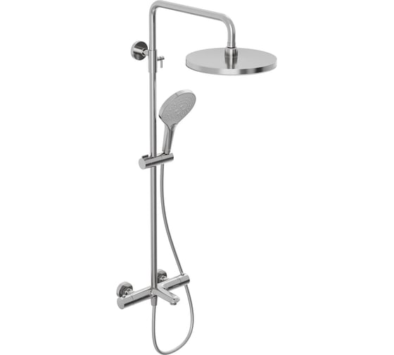 Душевая система Abelsberg Perfecta с термостатом для ванны и душа, глянцевый хром SNS61102CH