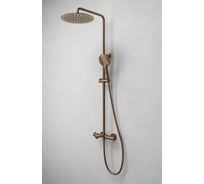 Душевая система Abelsberg Perfecta с термостатом для ванны и душа, песчаная медь SNS61102BC