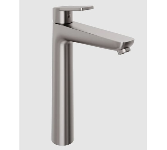 Смеситель для раковины Abelsberg Lineara высокий, титан UNF23509BN