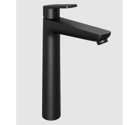 Смеситель для раковины Abelsberg Lineara высокий, вулканический черный UNF23509MB