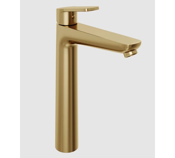 Смеситель для раковины Abelsberg Lineara высокий, королевское золото UNF23509BG