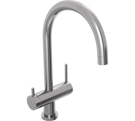 Смеситель для кухни Abelsberg Aera c возможностью подключения фильтра для воды, цвет глянцевый хром AWF70029CH