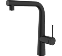 Смеситель для кухни IDDIS Pure с каналом для фильтрованной воды и выдвижным изливом, черный матовый PURBLPFi05N