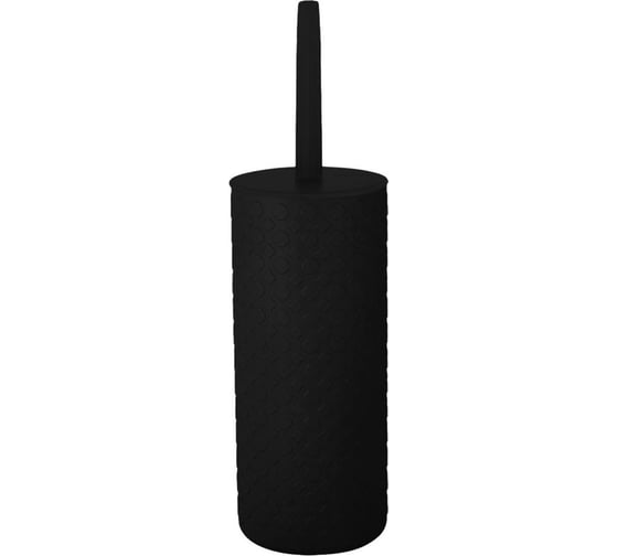 Туалетный набор Plast Team Black, ерш с подставкой, черный 282133