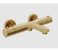 Смеситель для ванны и душа Abelsberg Perfecta с термостатом, королевское золото INF61101BG
