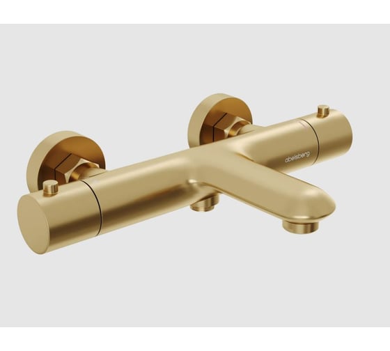 Смеситель для ванны и душа Abelsberg Perfecta с термостатом, королевское золото INF61101BG