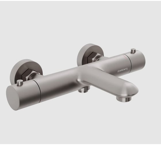 Смеситель для ванны и душа Abelsberg Perfecta с термостатом, титан INF61101BN