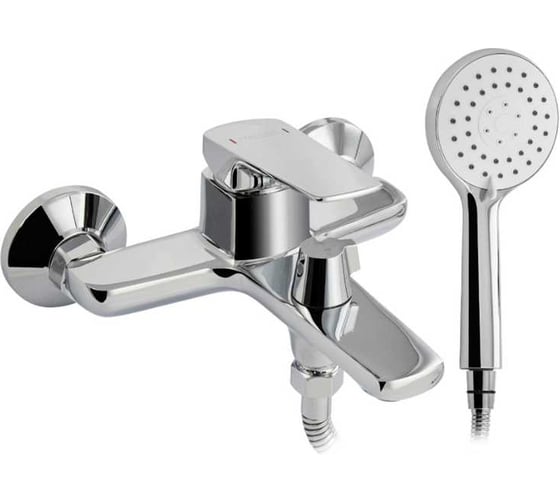 Смеситель в ванную САНАКC серия МАГНУС шаровый, короткий излив 8520