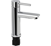 Смеситель для раковины САНАКС серия МАГНУС, литой корпус, прямой излив, из хромированной нержавеющей стали марки SUS 304, цвет хром 9149-CR