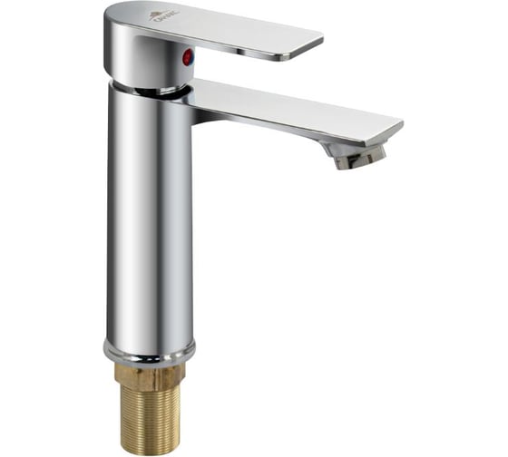 Смеситель для раковины САНАКС шаровый, картридж 35мм, цвет хром 48015