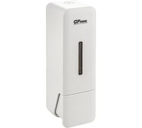 Дозатор для жидкого мыла GFmark пластиковый, из высокопрочного АБС пластика, прямоугольная, цвет белый 9163