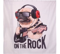 Штора для ванной Селфи полиэстер 180х180 Rock 547-207