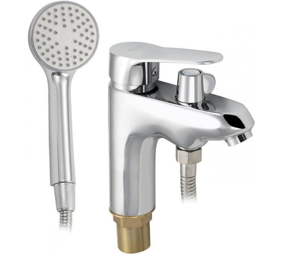 Смеситель на раковину BRIMIX с переключением на душ, лейка, шланг и кронштейн в комплекте 3545