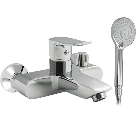 Смеситель для ванны САНАКС КОНСУЛ, короткий излив, литая ручка, хром 3110