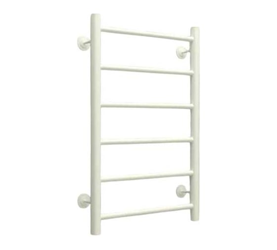 Полотенцесушитель ТЕРМОДИЗАЙН сталь T Steel лесенка W=500, H=800 (7 перекладин) 1/2, белый ТД TDTSt003W