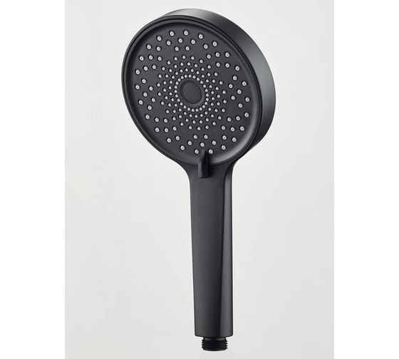 Лейка для душа Agger Свит 3 режима, черный AHS2744