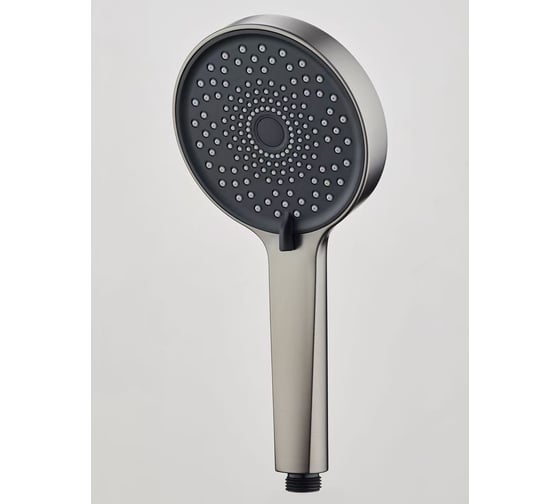 Лейка для душа Agger Свит 3 режима, оружейная сталь AHS2755