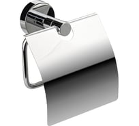 Держатель туалетной бумаги с экраном GFmark на круглом основании, цвет хром 79003