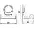 Крючок 2-ой Ledeme L30105W-2 2