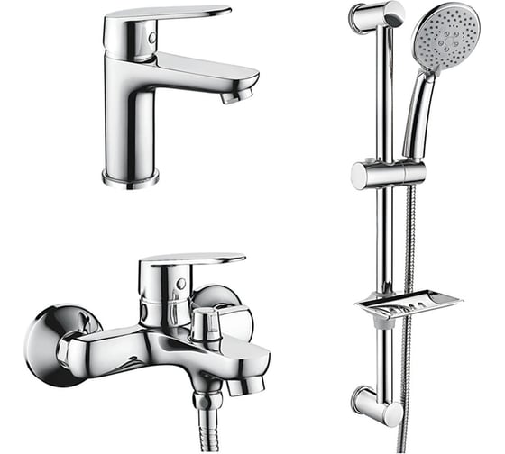 Комплект смесителей 3 в 1 Ledeme L9030