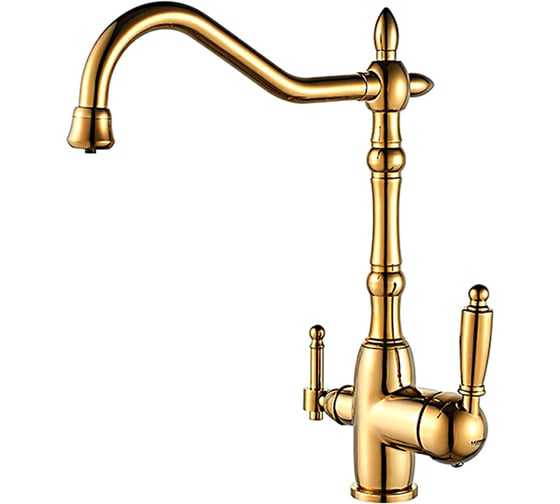 Смеситель для кухни Ledeme со встроенным фильтром (краном) под питьевую воду L4555G-3