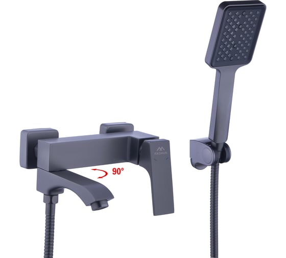 Смеситель ванно-душевой FASHUN излив поворотный, латунь A3290-N A3290-17