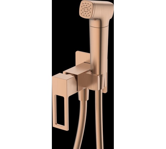 Смеситель с гигиеническим душем DQ Dortmund DA1714533 встраиваемый браш.роз.золото DA1714533