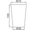 Стакан без держателя Ledeme L752-1 2