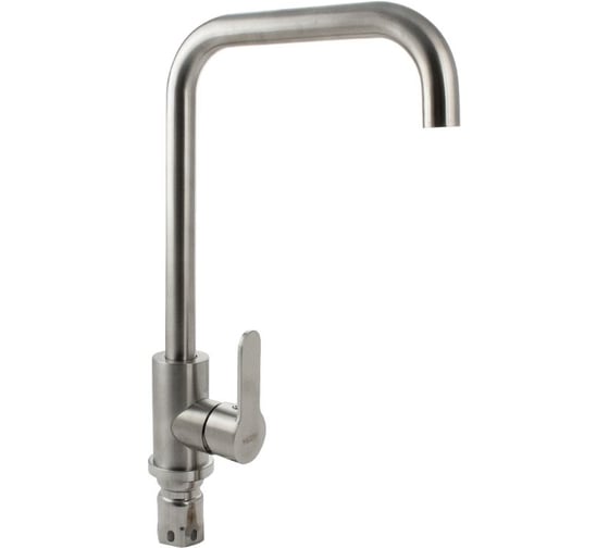 Смеситель кухонный САНАКС серия МАГНУС, П-образный излив, из нержавеющей стали марки 304 9102