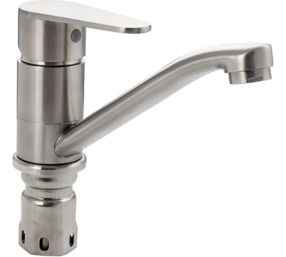 Смеситель кухонный САНАКС серия МАГНУС, шаровый, из нержавеющей стали марки 304 9244