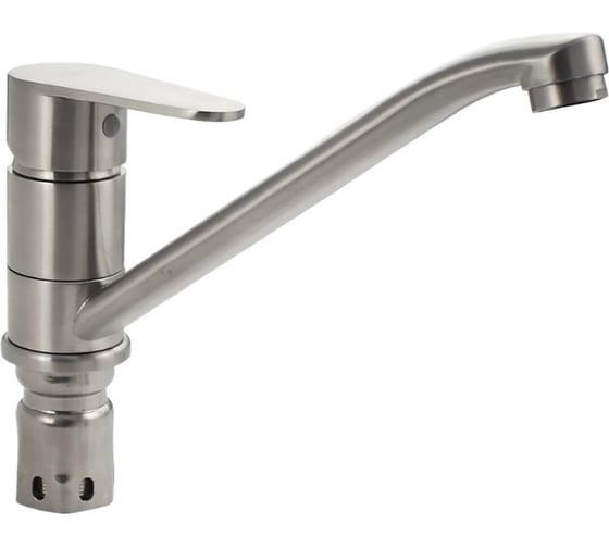 Смеситель кухонный САНАКС серия МАГНУС, шаровый, из нержавеющей стали марки 304 9243