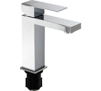 Смеситель для раковины САНАКС серия МАГНУС, квадратный корпус, из нержавеющей стали марки 304, цвет ХРОМ 9156