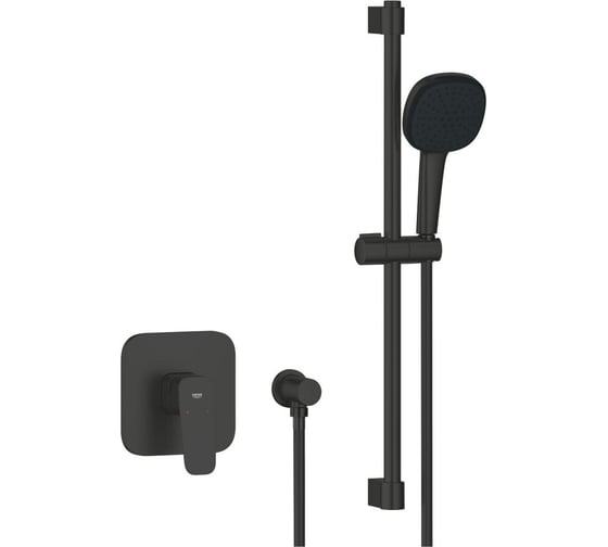 Душевая система GROHE Cubeo со смесителем для душа, матовый чёрный () 1053352430