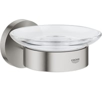 Мыльница GROHE Essentials с держателем, суперсталь () 40444DC1