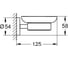 Мыльница GROHE Essentials с держателем, суперсталь () 40444DC1 2
