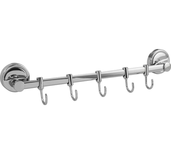 Вешалка с пятью подвижными крючками прямая Санакс 1215