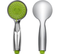 Лейка душевая массажная САНАКС зелёная вставка, 3 режима 6037